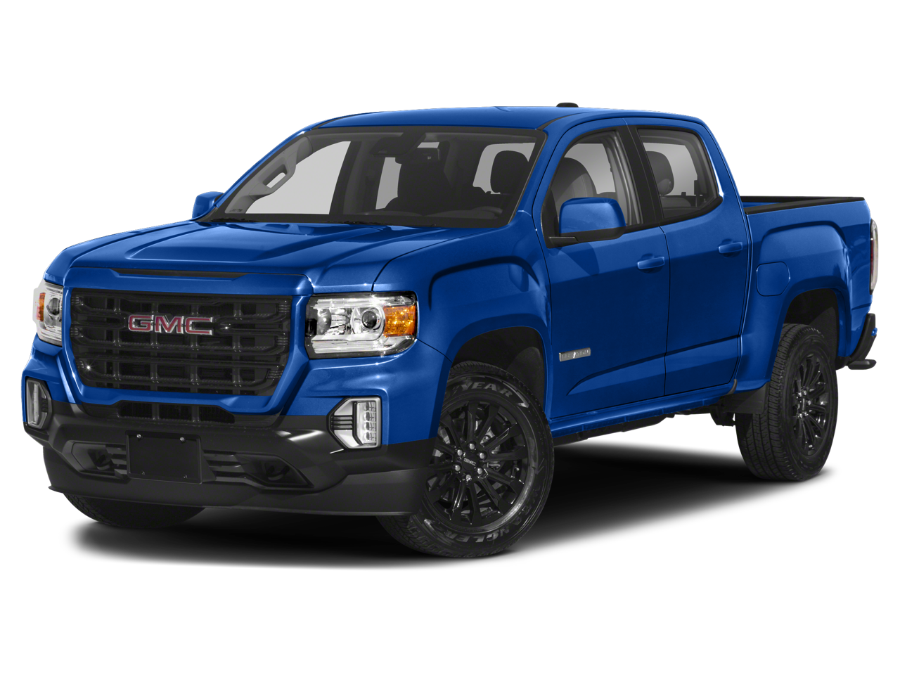 2021 GMC Canyon 2WD Elevation in Summit White — front three-quarter view