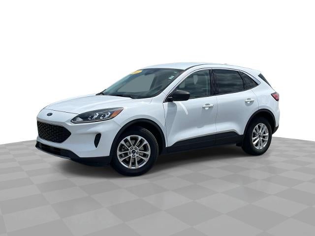 2022 Ford Escape SE in White — front three-quarter view