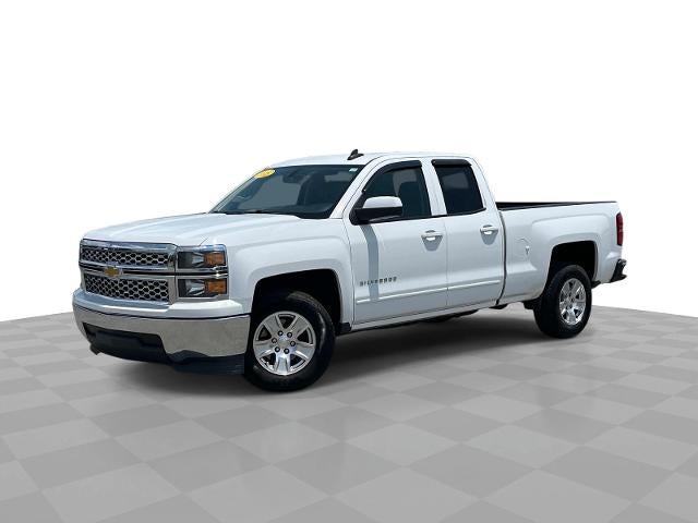 2015 Chevrolet Silverado 1500 LT in Summit White — front three-quarter view