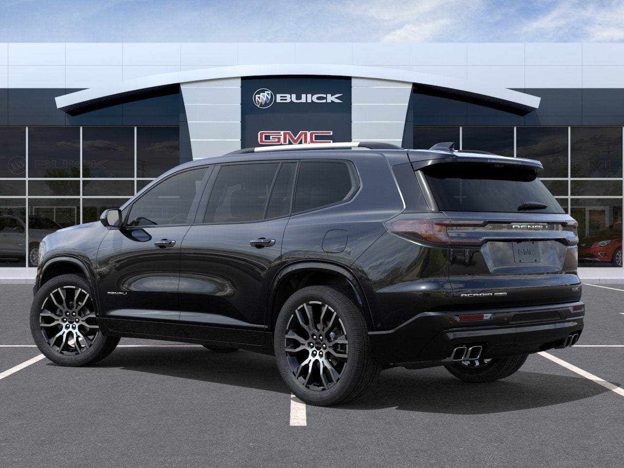 2026 GMC Acadia — rear three-quarter view