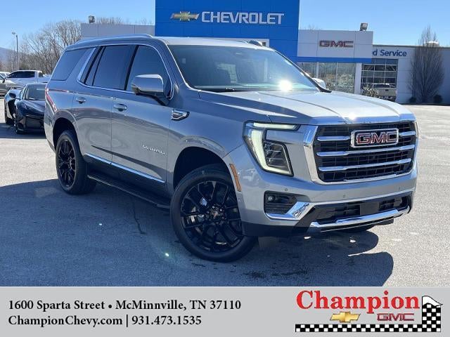 2026 GMC Yukon Elevation in Sterling Metallic — front three-quarter view