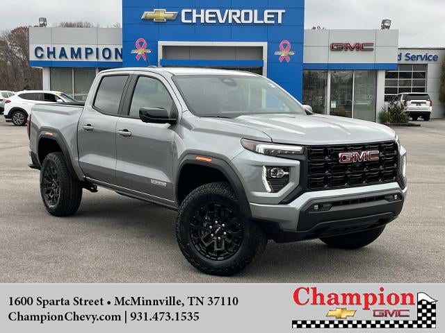2026 GMC Canyon Elevation in Sterling Metallic — front three-quarter view