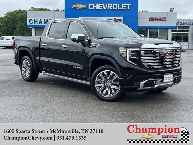 2026 GMC Sierra 1500 Denali in Onyx Black — front three-quarter view