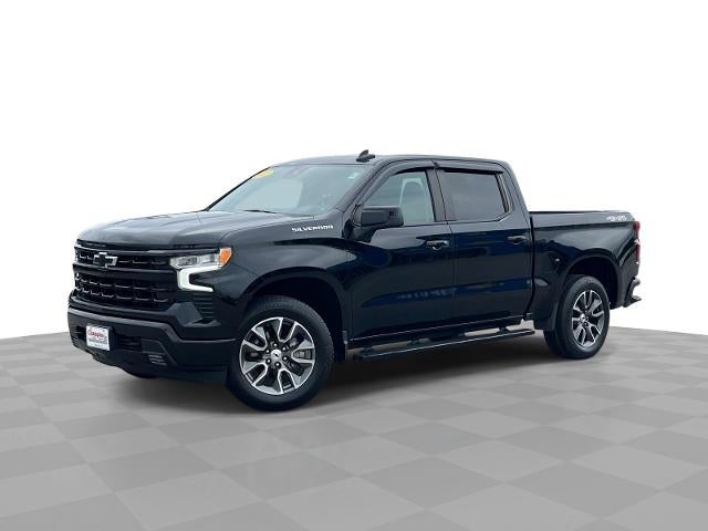 2022 Chevrolet Silverado 1500 RST in Black — front three-quarter view