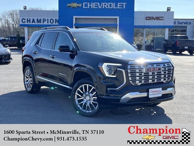 2026 GMC Terrain Denali in Ebony Twilight Metallic — front three-quarter view