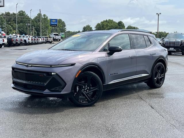 2024 Chevrolet Equinox EV 2RS in Galaxy Gray Metallic — front three-quarter view