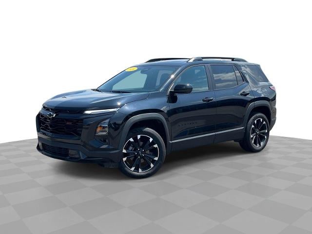 2026 Chevrolet Equinox RS in Mosaic Black Metallic — front three-quarter view
